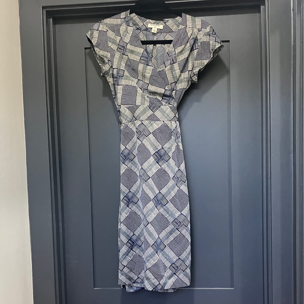Plaid Wrap Dress